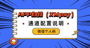 ［微信app自挂］☞个人码监控通道配置 (XMpay助手)-易知付