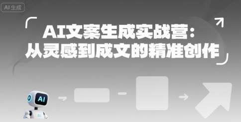 AI文案生成实战营：从灵感到成文的精准创作-易知付