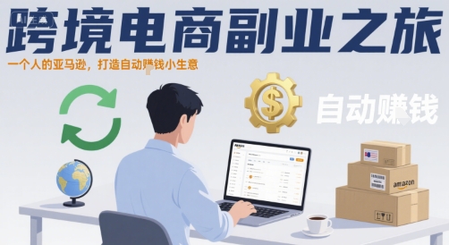 跨境电商副业之旅，一个人的亚马逊，打造自动賺钱小生意-易知付