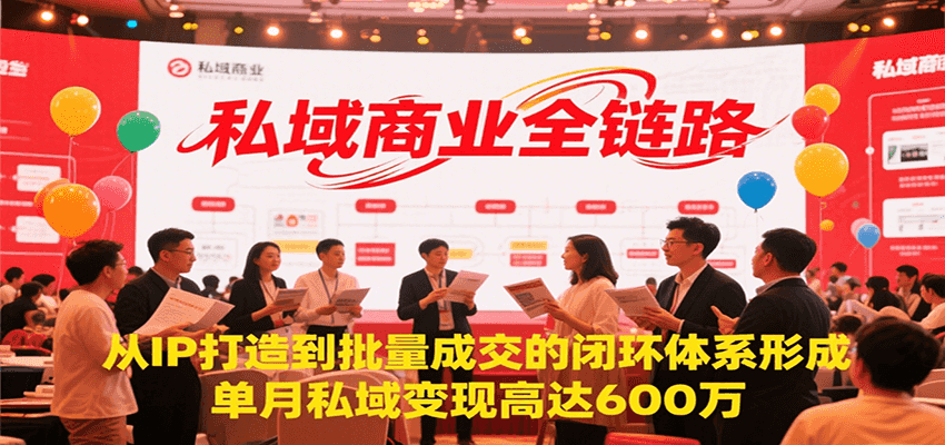 私域商业全链路，从IP打造到批量成交的闭环体系形成，单月私域变现600万-易知付
