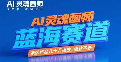 AI灵魂画师，蓝海赛道，条条作品几十W播放，爆款不断-易知付