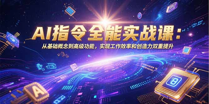 AI指令全能实战课：从基础概念到高级功能，实现工作效率和创造力双重提升-易知付