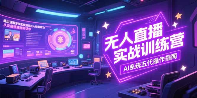 无人直播实操训练营，从设备搭建到话术，AI系统五代操作指南(7月更新-易知付