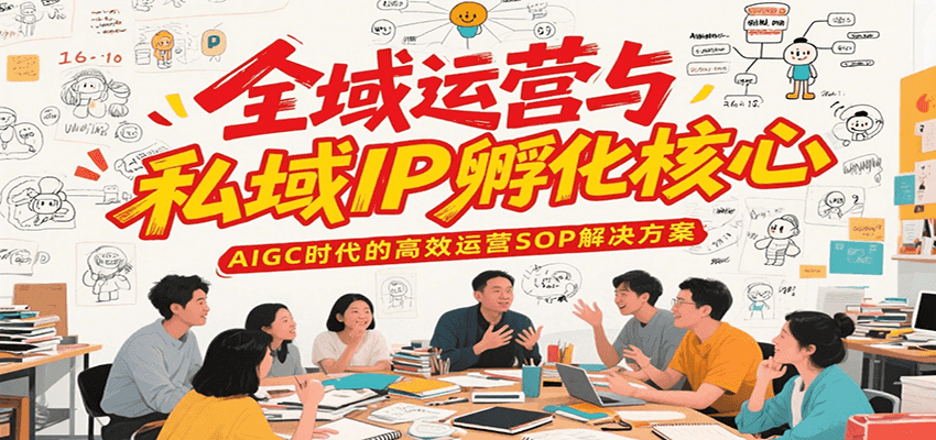全域运营与私域IP孵化核心，AIGC时代的高效运营SOP解决方案-易知付
