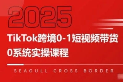 TikTok跨境0-1短视频带货，系统拆解TikTok跨境带货全链路，实现跨境可持续盈利-易知付