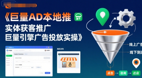 巨量AD本地推实体获客推广，巨量引擎广告投放实操-易知付