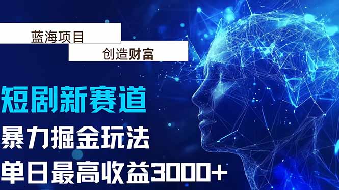 抖音新赛道，暴力掘金玩法，单日收益最高3000+-易知付