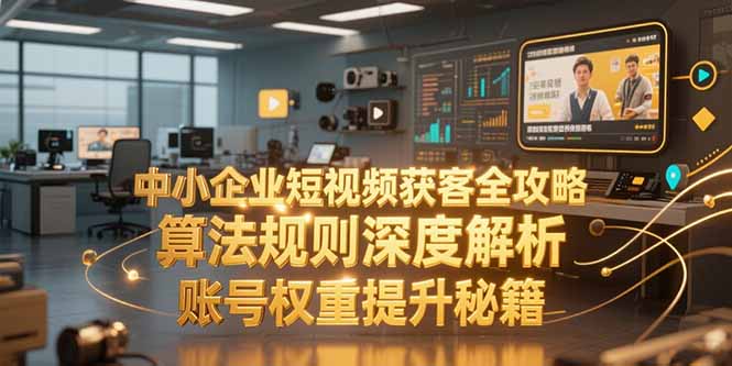 中小企业短视频获客全攻略，算法规则深度解析，账号权重提升秘籍-易知付