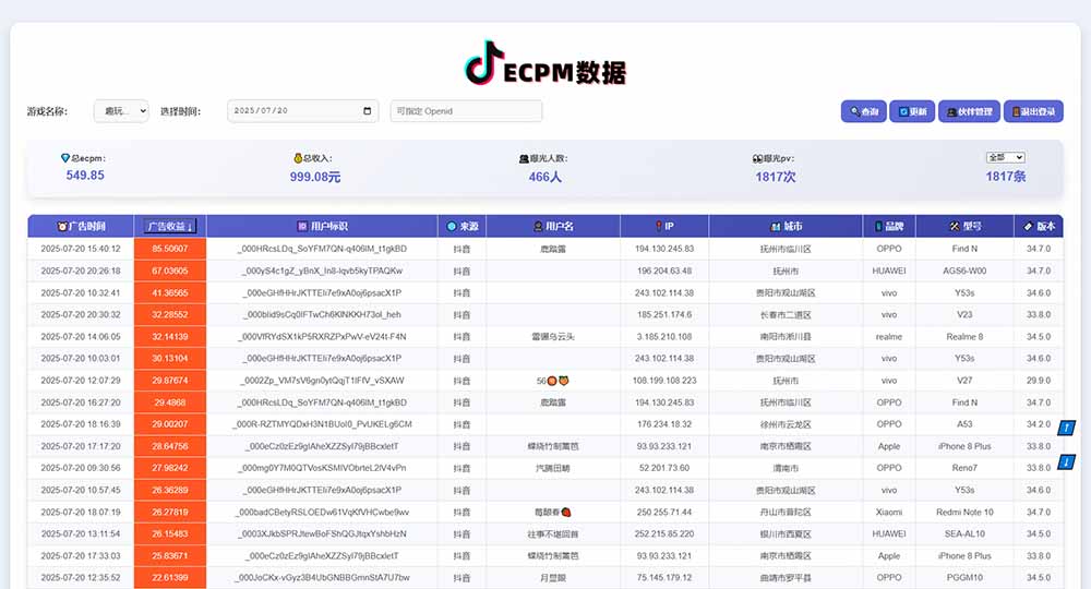 抖音小游戏，日赚2000＋2025最火赛道-易知付