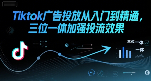 Tiktok广告投放从入门到精通，三位一体加强投流效果-易知付