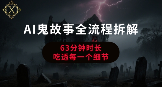 AI鬼故事从0到1全流程拆解，非常详细，全是干货-易知付