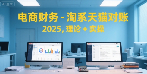电商财务-淘系天猫对账2025，理论+实操-易知付