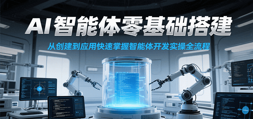 AI智能体零基础搭建实操课，从创建到应用快速掌握智能体开发全流程！-易知付