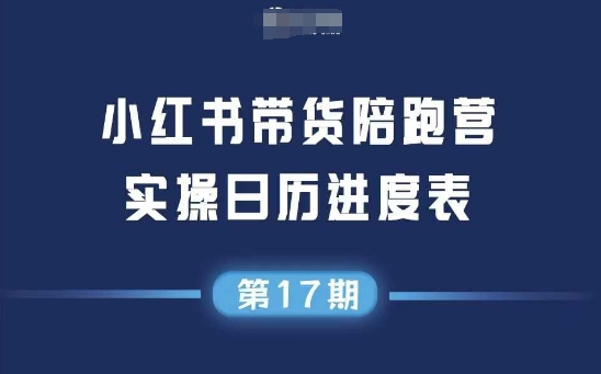 小红书第17期带货陪跑营，不囤货，无不直播，无不投流，通过选品+笔记内容+测品+笔记铺量+矩阵运营打爆款-易知付