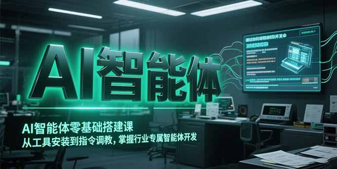 AI智能体零基础搭建课，从工具安装到指令调教，掌握行业专属智能体开发…-易知付