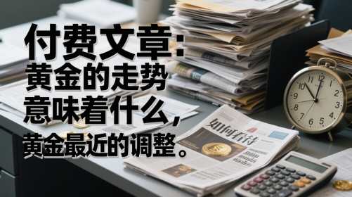 付费文章：黄金的走势意味着什么，如何看待黄金最近的调整-易知付