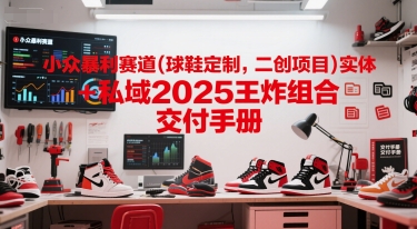 小众暴利赛道(球鞋定制，二创项目)实体+私域2025王炸组合 交付手册-易知付