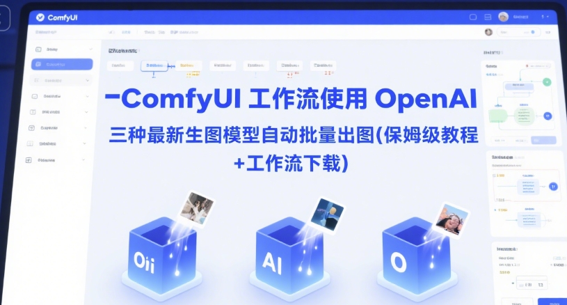 ComfyUI 工作流使用 OpenAI 三种最新生图模型自动批量出图(保姆级教程+工作流下载)-易知付